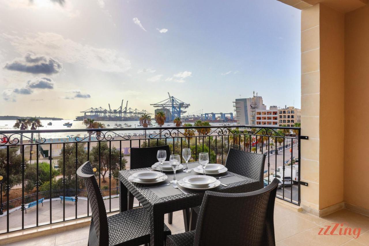 Luxurious Duplex Seafront Apt W Amazing Sea Views Birżebbuġa Exterior foto